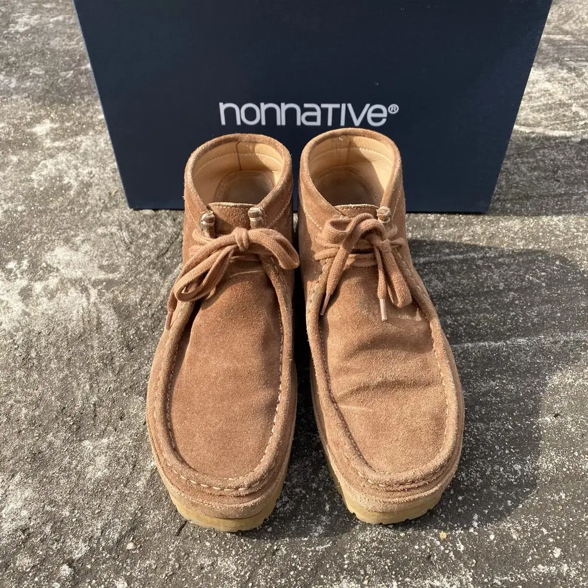 (41) nonnative HIKER MOC COW LEATH